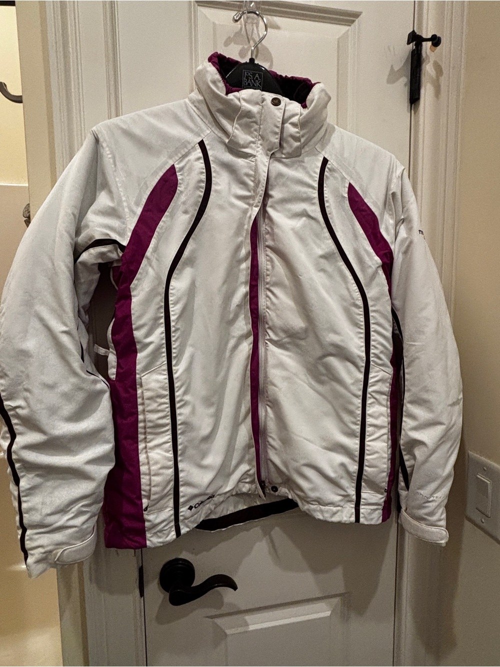 COLMAR White and Magenta Women’s Ski Jacket